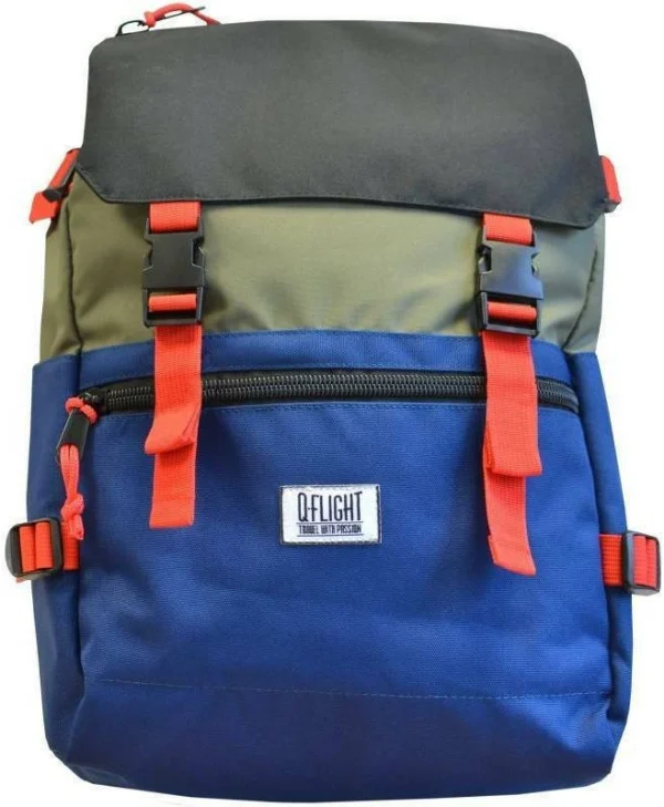 Kingslong QFlight Τσάντα Πλάτης για Laptop 15.6" Πολύχρωμη KLB1342-GB