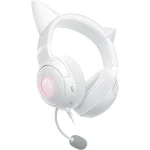 Razer Kraken Kitty V2 Over Ear Gaming Headset με σύνδεση USB Λευκό RZ04-04730600-R3M1 - Image 3