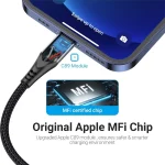 Vention Braided USB-A to Lightning Cable Γκρι 0.5m (LABHD) - Image 4