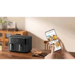 Xiaomi Dual Zone Air Fryer με Διπλό Αποσπώμενο Κάδο 10lt Γκρι BHR07SGEU - Image 5