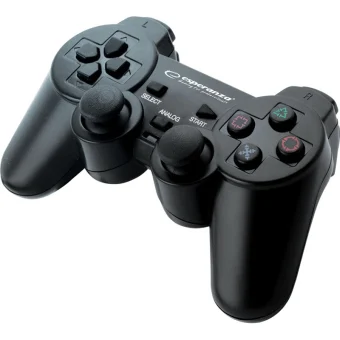 Esperanza Corsair Ενσύρματο Gamepad για PC / PS3 Black EG106