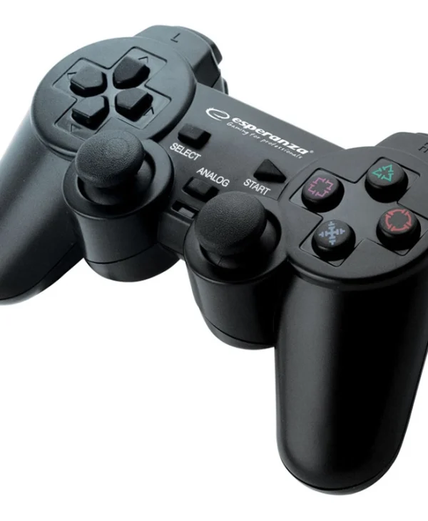 Esperanza Corsair Ενσύρματο Gamepad για PC / PS3 Black EG106