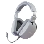 HYTE Eclipse HG10 Ασύρματο Over Ear Gaming Headset με σύνδεση USB Λευκό HS-HYTE-001 - Image 5