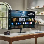 Samsung M7 M70F VA HDR Smart Monitor 32" 4K 3840x2160 με Χρόνο Απόκρισης 4ms GTG LS32FM700UUXEN - Image 4