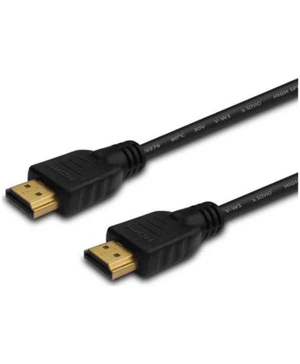Savio HDMI 1.4 Cable HDMI male - HDMI male 1.5m Μαύρο cl-01
