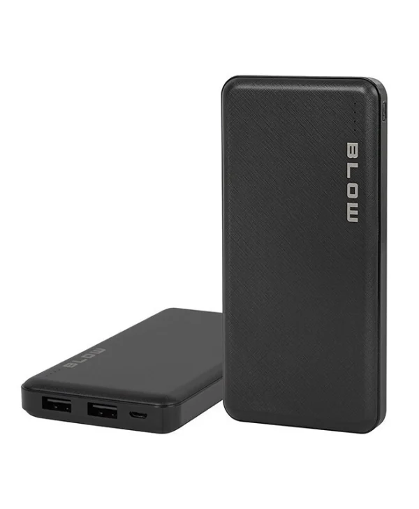Blow PB10A Power Bank 10000mAh με 2 Θύρες USB-A Μαύρο 81-150#