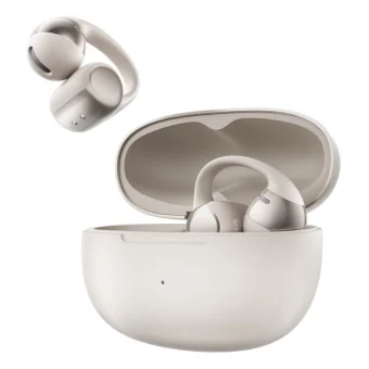 Shokz OpenDots ONE Open Ear Bluetooth Handsfree Ακουστικά με Αντοχή στον Ιδρώτα και Θήκη Φόρτισης Γκρι E310-ST-GY