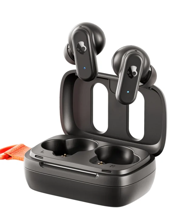 Skullcandy Dime 3 In-ear Bluetooth Handsfree Ακουστικά με Αντοχή στον Ιδρώτα και Θήκη Φόρτισης Μαύρα S2DCW-R740