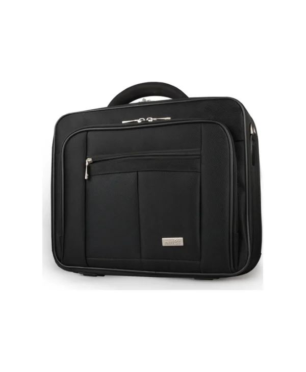 Natec Boxer Αδιάβροχη Τσάντα Ώμου / Χειρός για Laptop 15.6" σε Μαύρο χρώμα NTO-0392