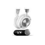 SteelSeries Arctis Nova Pro Ασύρματο Over Ear Gaming Headset με σύνδεση Bluetooth / USB Λευκό 61524 - Image 3