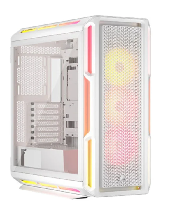 Corsair ICUE LINK 5000T LX RGB Gaming Midi Tower Κουτί Υπολογιστή με Πλαϊνό Παράθυρο Λευκό CC-9011299-WW