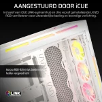 Corsair ICUE LINK 5000T LX RGB Gaming Midi Tower Κουτί Υπολογιστή με Πλαϊνό Παράθυρο Λευκό CC-9011299-WW - Image 5