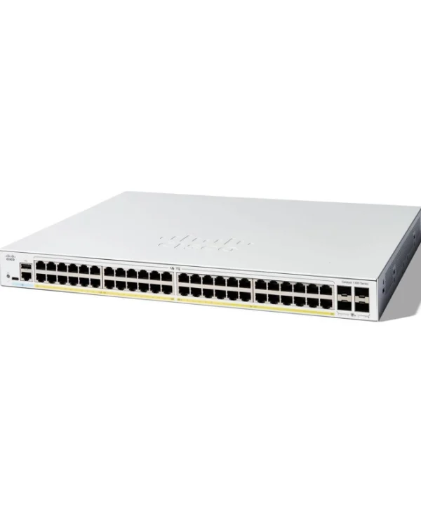 Cisco Catalyst C1300-48P-4X Managed L2 PoE+ Switch με 48 Θύρες Gigabit (1Gbps) Ethernet και 4 SFP Θύρες