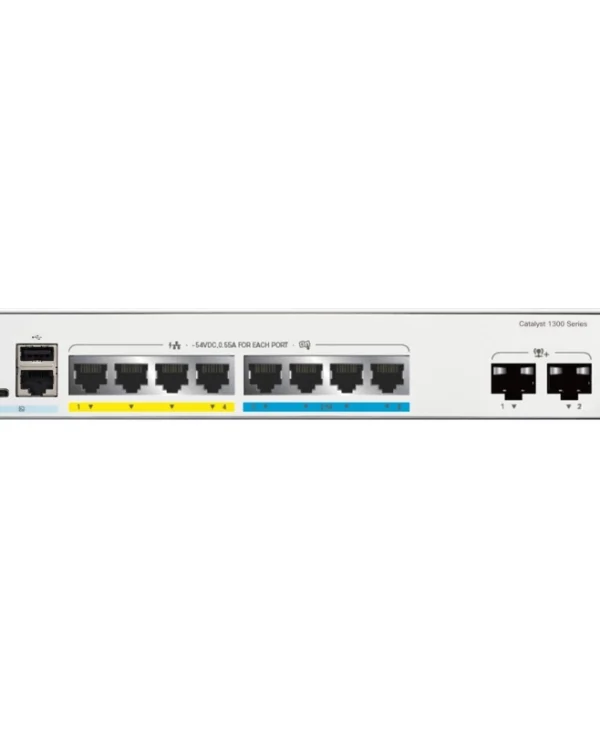 Cisco C1300-8MGP-2X Managed L2 / L3 PoE+ Switch με 8 Θύρες Ethernet