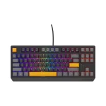 Genesis Thor 230 TKL Gaming Μηχανικό Πληκτρολόγιο Tenkeyless με Outemu Red διακόπτες και RGB φωτισμό (Αγγλικό US) Anchor Gray Positive NKG-2081