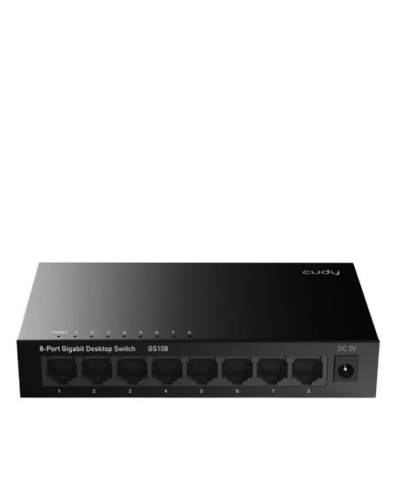 Cudy GS108 v4 Unmanaged L2 Switch με 8 Θύρες Gigabit (1Gbps) Ethernet