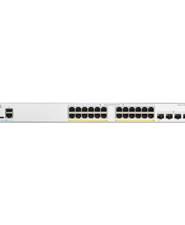 Cisco Catalyst C1200-24FP-4G Managed L2 PoE++ Switch με 24 Θύρες Gigabit (1Gbps) Ethernet και 4 SFP Θύρες