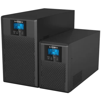 Bitmore U2000 G2 UPS On-Line 2000VA 1800W με 2 Schuko Πρίζες U-O2000-G2
