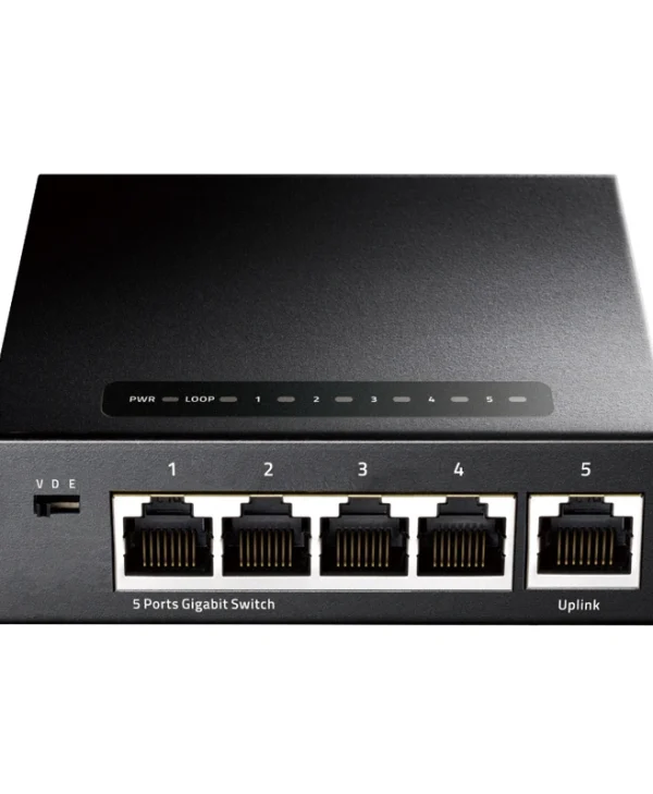 Cudy GS105 Unmanaged L2 Switch με 5 Θύρες Gigabit (1Gbps) Ethernet