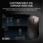 Corsair Sabre V2 Pro Ultralight Ασύρματο Gaming Ποντίκι Λευκό CH-931G001-WW - Image 8