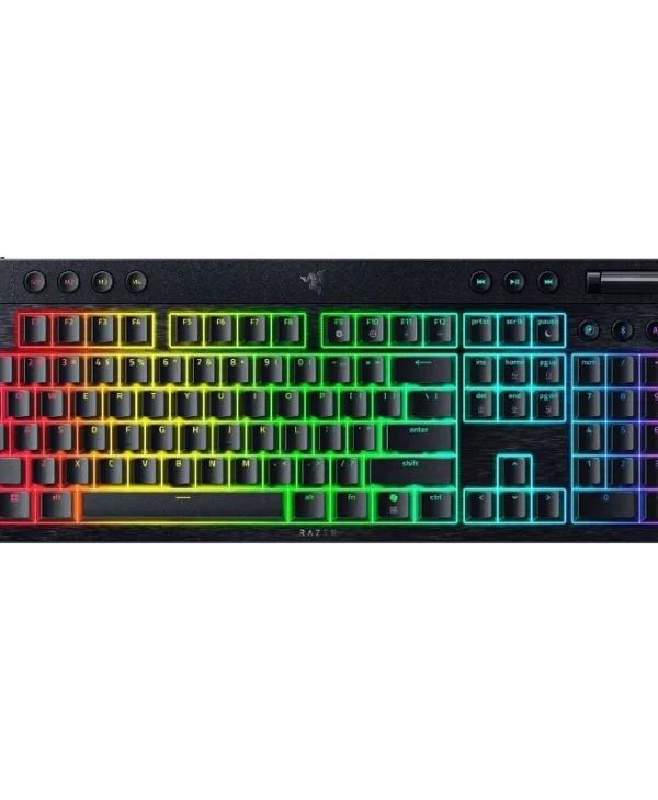 Razer BlackWidow V4 Low-profile HyperSpeed Ασύρματο Gaming Μηχανικό Πληκτρολόγιο με Razer Green διακόπτες και RGB φωτισμό (Αγγλικό US) RZ03-05270100-R3M1
