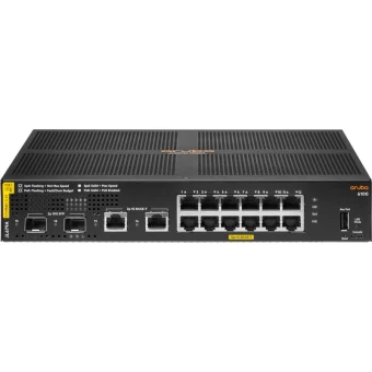 HP Aruba 6100 Managed L2 PoE+ Switch με 12 Θύρες Gigabit (1Gbps) Ethernet και 2 SFP Θύρες JL679A