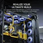 Corsair 9000D RGB Airflow Ultra Tower Κουτί Υπολογιστή με Πλαϊνό Παράθυρο Μαύρο CC-9011273-WW - Image 8