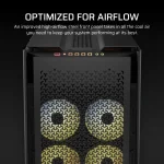 Corsair 9000D RGB Airflow Ultra Tower Κουτί Υπολογιστή με Πλαϊνό Παράθυρο Μαύρο CC-9011273-WW - Image 9