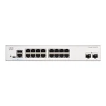 Cisco Catalyst C1300-16T-2G Managed L2 Switch με 18 Θύρες Gigabit (1Gbps) Ethernet και 2 SFP Θύρες
