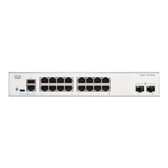 Cisco Catalyst C1300-16T-2G Managed L2 Switch με 18 Θύρες Gigabit (1Gbps) Ethernet και 2 SFP Θύρες
