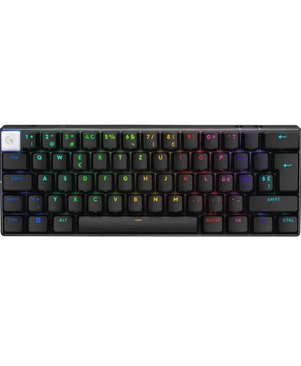 Logitech PRO X 60 Ασύρματο Οπτικό Gaming Πληκτρολόγιο 60% με RGB φωτισμό (International English) 920-011911