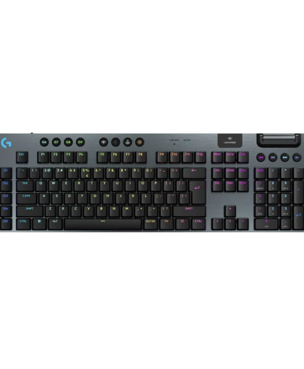 Logitech G G915 X Lightspeed Ασύρματο Gaming Μηχανικό Πληκτρολόγιο με GL Tactile διακόπτες και RGB φωτισμό (Αγγλικό US) 920-012676