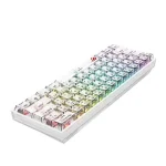 Havit KB877L Gaming Μηχανικό Πληκτρολόγιο 60% με Custom διακόπτες και RGB φωτισμό (Αγγλικό US) Λευκό - Image 3