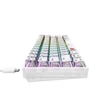 Havit KB877L Gaming Μηχανικό Πληκτρολόγιο 60% με Custom διακόπτες και RGB φωτισμό (Αγγλικό US) Λευκό - Image 5