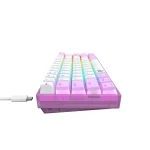 Havit KB877L Gaming Μηχανικό Πληκτρολόγιο 60% με Custom διακόπτες και RGB φωτισμό (Αγγλικό US) Λευκό - Image 7