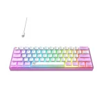 Havit KB877L Gaming Μηχανικό Πληκτρολόγιο 60% με Custom διακόπτες και RGB φωτισμό (Αγγλικό US) Λευκό - Image 8