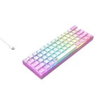 Havit KB877L Gaming Μηχανικό Πληκτρολόγιο 60% με Custom διακόπτες και RGB φωτισμό (Αγγλικό US) Λευκό - Image 9