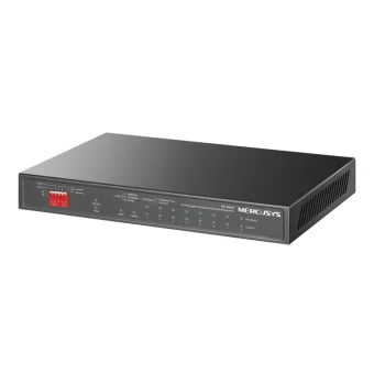 Mercusys MS110GMP v1 Unmanaged L2 PoE+ Switch με 8 Θύρες Gigabit (1Gbps) Ethernet