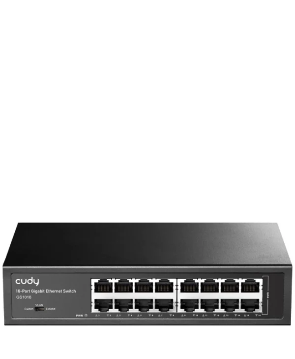 Cudy GS1016 v1 Unmanaged L2 Switch με 16 Θύρες Gigabit (1Gbps) Ethernet