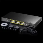 Cudy GS2028PS4 Managed L2 PoE+ Switch με 24 Θύρες Gigabit (1Gbps) Ethernet GS2028PS4-400W - Image 3