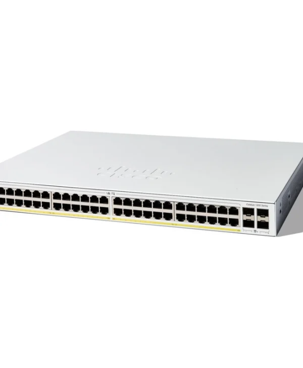 Cisco Catalyst C1200-48P-4X Managed L2 PoE+ Switch με 48 Θύρες Gigabit (1Gbps) Ethernet και 4 SFP Θύρες