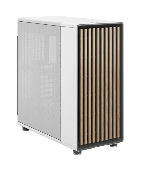 Fractal Design North Gaming Midi Tower Κουτί Υπολογιστή με Πλαϊνό Παράθυρο Chalk White FD-C-NOR1C-03