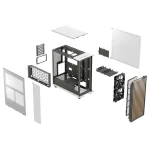 Fractal Design North Gaming Midi Tower Κουτί Υπολογιστή με Πλαϊνό Παράθυρο Chalk White FD-C-NOR1C-03 - Image 7