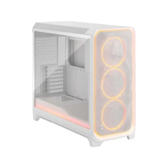 Fractal Design Meshify 3 XL Ambience Pro RGB Clear Tint Gaming Midi Tower Κουτί Υπολογιστή με Πλαϊνό Παράθυρο Λευκό FD-C-MES3X-05