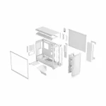 Fractal Design Meshify 3 XL Ambience Pro RGB Clear Tint Gaming Midi Tower Κουτί Υπολογιστή με Πλαϊνό Παράθυρο Λευκό FD-C-MES3X-05 - Image 9