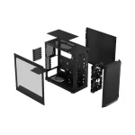 Fractal Design Focus 2 Midi Tower Κουτί Υπολογιστή με Πλαϊνό Παράθυρο Black TG FD-C-FOC2A-01 - Image 8
