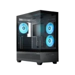 Chieftec VISTA Gaming Midi Tower Κουτί Υπολογιστή με Πλαϊνό Παράθυρο και ARGB Φωτισμό Μαύρο GT-01B-OP