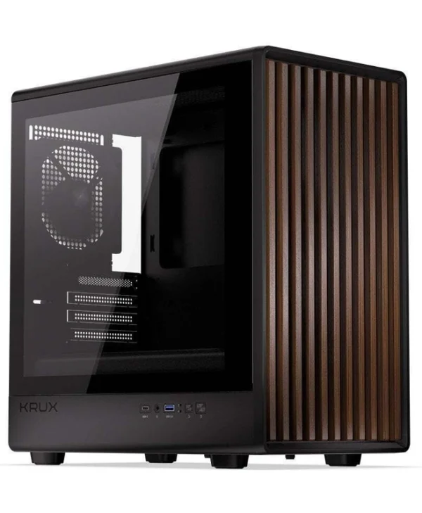 Krux Helio Micro Tower Κουτί Υπολογιστή Μαύρο KRXD011