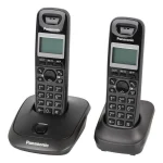 Panasonic KX-TG2512 Ασύρματο Τηλέφωνο Duo Μαύρο KX-TG2512PDT