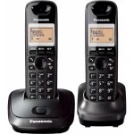 Panasonic KX-TG2512 Ασύρματο Τηλέφωνο Duo Μαύρο KX-TG2512PDT - Image 2